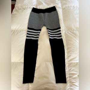 Brand new striped leggings X small